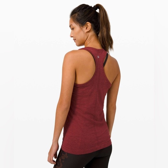 LULULEMON Swiftly Tech Racerback 2.0 in Cassis Chianti Sz. 6 - Picture 3 of 10